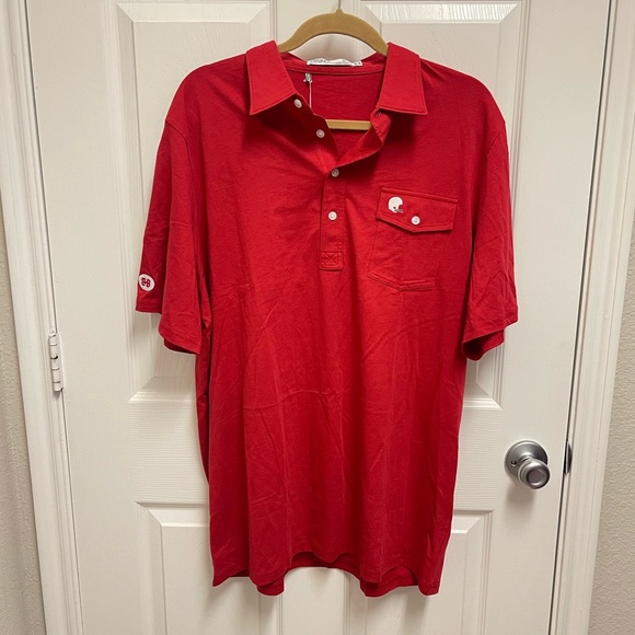 Criquet Shirts Nwt Criquet Red Polo Poshmark